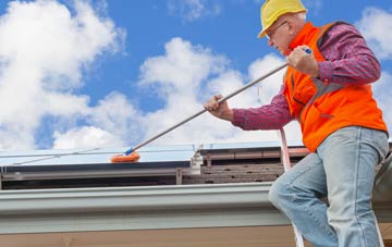 Longbar soft wash roof cleaning